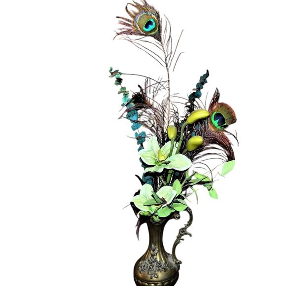 Peacock~Ostrich~Orchid~Calla Lily Wed Home Decor - Picture 4 of 8